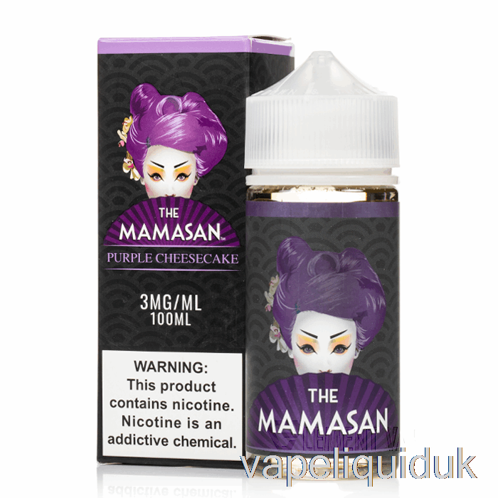 Purple Cheesecake - The Mamasan - 100mL 3mg Vape Liquid